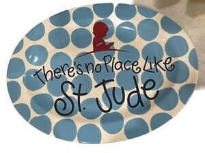 St. Jude Commemorative Coton Colors Platter, RARE